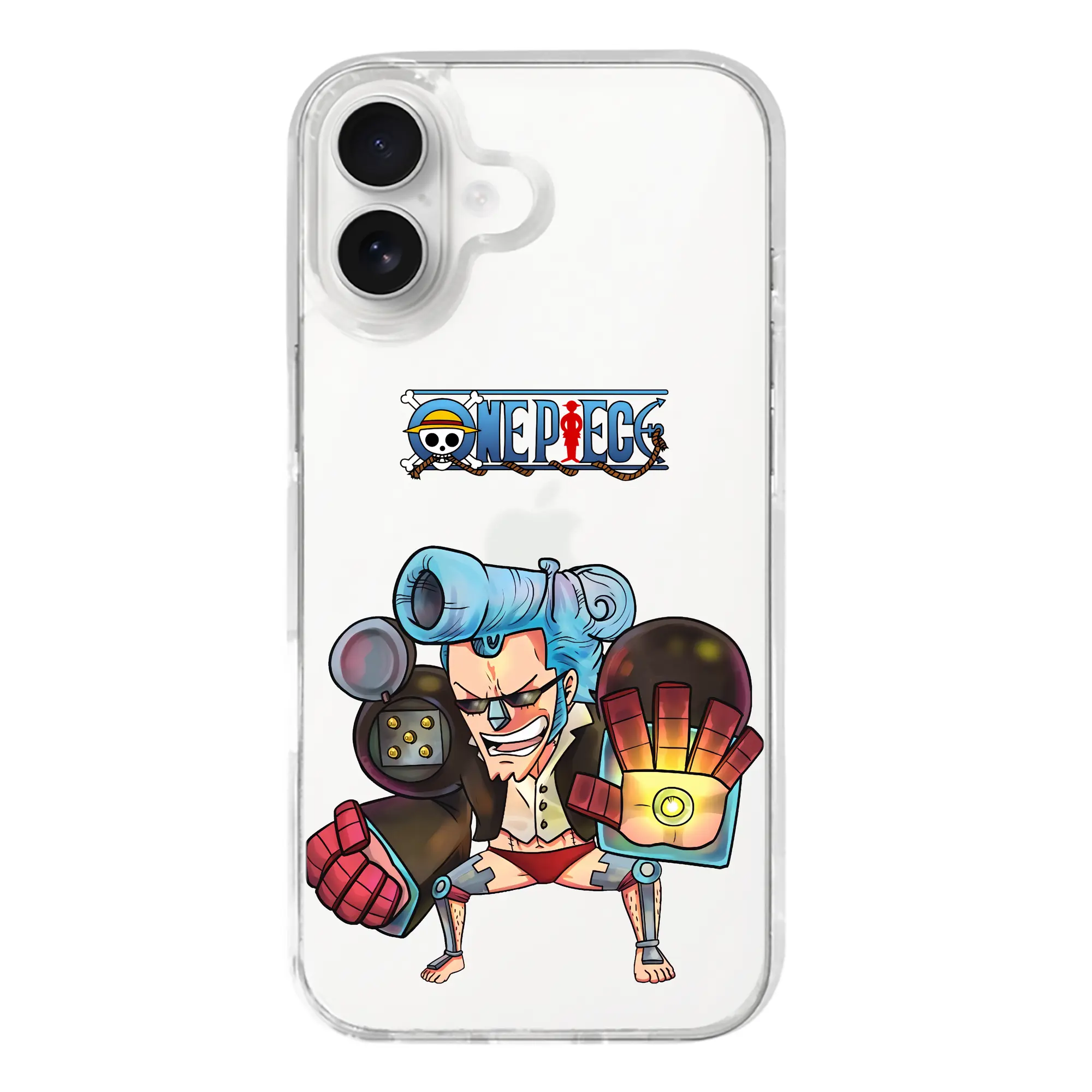 ワンピース グッズ フランキー - iPhone 17シリーズ 透明スマホケース – 薄型・耐衝撃・精密フィット保護カバー